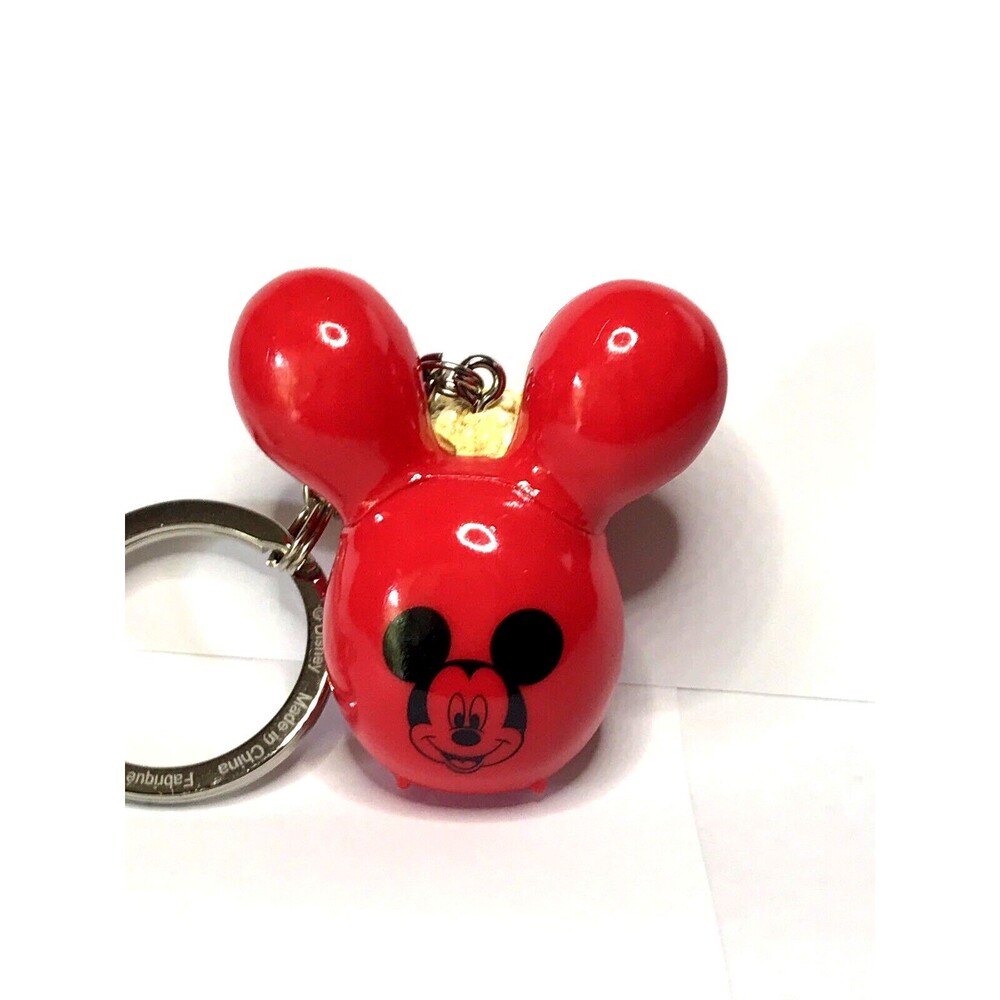 Disney Parks Mickey Mouse Balloon Popcorn Bucket Keychain Purse Charm NEW